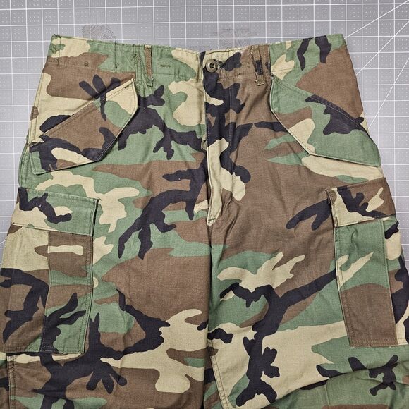 Vintage Cold Weather Trousers Medium Class 2 M81 Camouflage Army Combat 80s - Picture 2 of 16